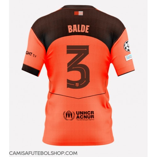 Camisa de time de futebol Barcelona Alejandro Balde #3 Replicas 3º Equipamento 2025-26 Manga Curta